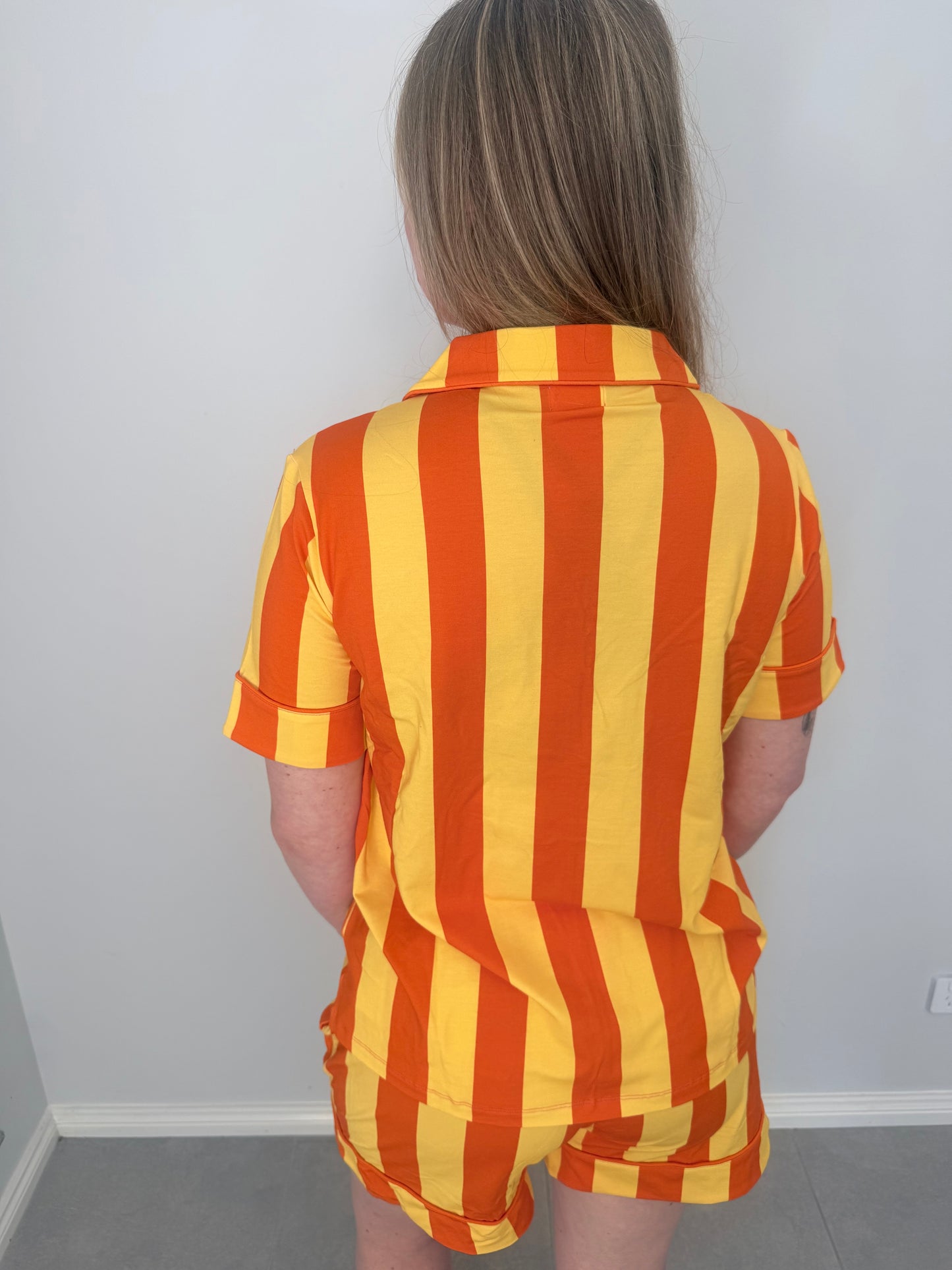Golden Hour Stripe Sleep Set